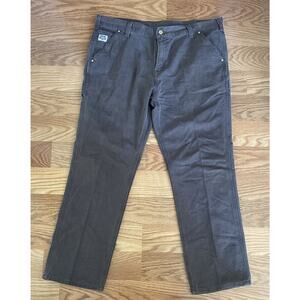 Carhartt B369 Relaxed Straight Carpenter Pants Cotton Canvas Mens 38x30 Brown